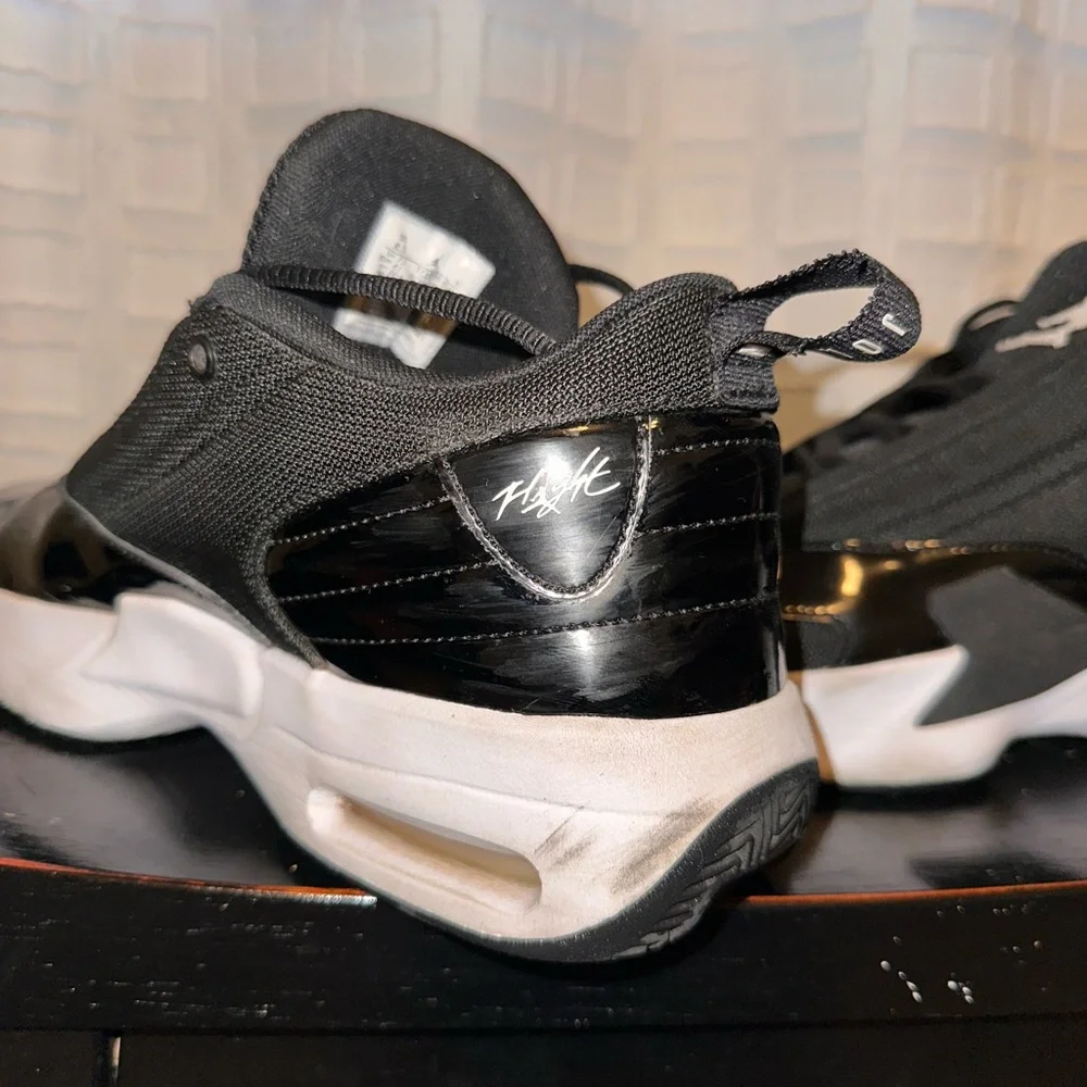 Jordan Black and White Sneakers